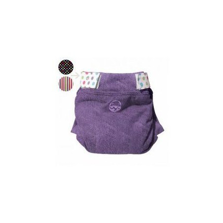 Culotte Lavable Hybride Petit Pae Taille M - Insert Lavable Ou Jetable, Ultra Fine, Turquoise - 2