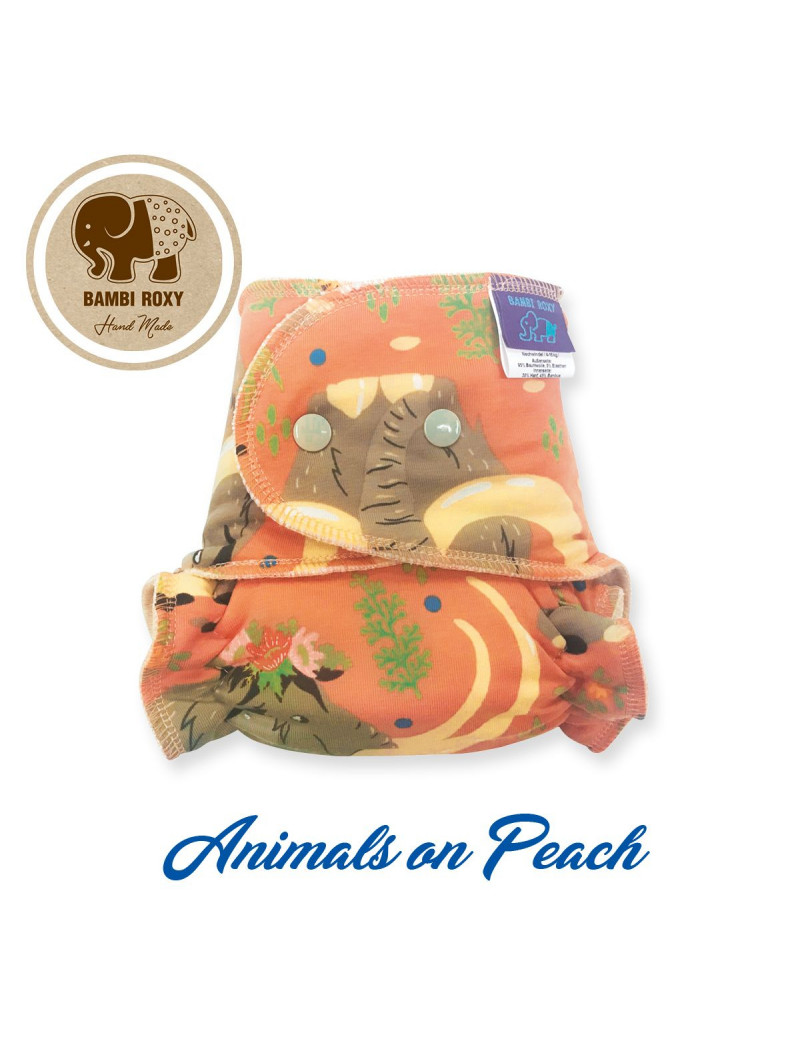 Bambi Roxy Couche De Nuit 4 15kg Animals On Peach Bambi Roxy Couche De Nuit 4 15kg Animals On Peach