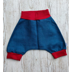 Short sarouel en lin...