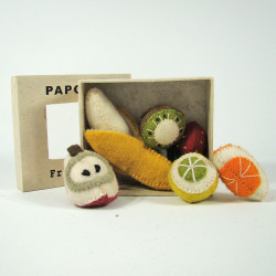 Mini fruits en laine...