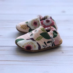 Chaussons souples PINK FLORAL