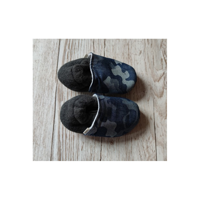 Chaussons souples CAMO DENIM