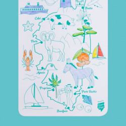 Mini set à colorier réversible + feutres CORSE