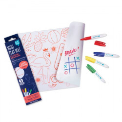 Mini set à colorier réversible + feutres FLORIDA