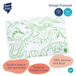 Mini set à colorier réversible + feutres DINO