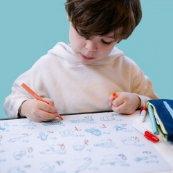 Grand set à colorier pédagogique + feutres - L'ALPHABET