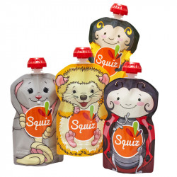 Lot de 4 gourdes NATURE