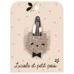 Barrette CHATON GLITTER OR