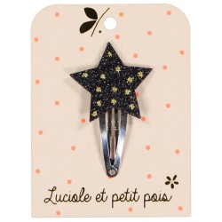 Barrette ETOILE GLITTER NOIR