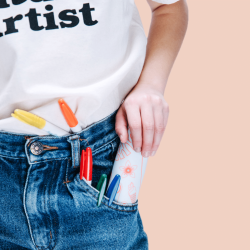 Mini set à colorier réversible + feutres PONEY CLUB