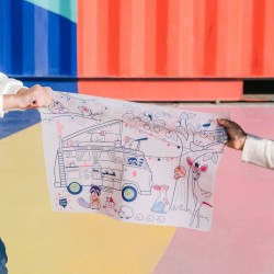 Kit set à colorier + feutres DREAM VAN