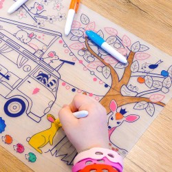 Kit set à colorier + feutres DREAM VAN