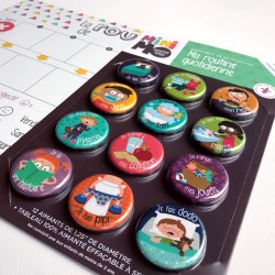 Ma routine quotidienne + 12 aimants