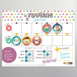 Ma routine quotidienne + 12 aimants