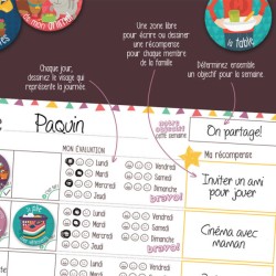 Organisateur familial UNE SEMAINE A LA FOIS - horizontal