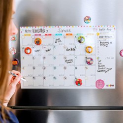 Calendrier mensuel NOTRE MOIS ENSEMBLE - horizontal