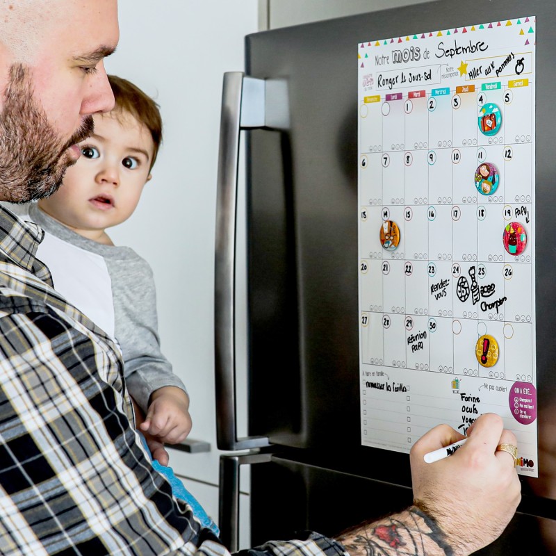 Calendrier mensuel NOTRE MOIS ENSEMBLE - vertical