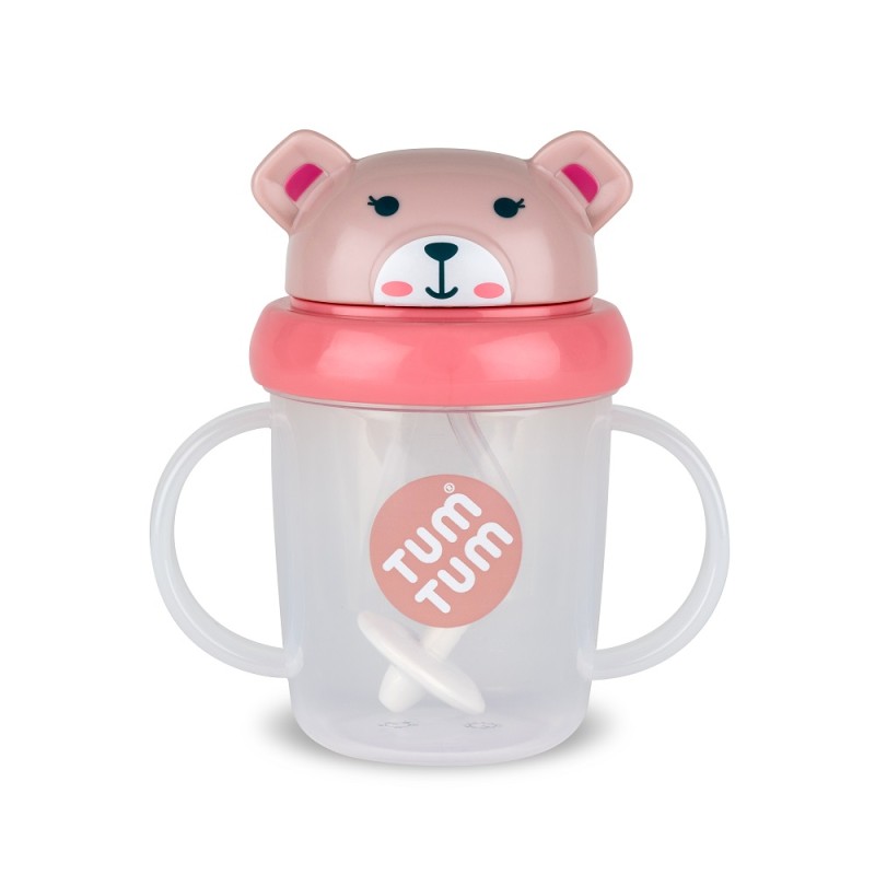 THERMOBABY Tasse anti-fuites + couv - Rose poudré - Cdiscount