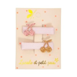 Barrettes MINI CERISES - la...