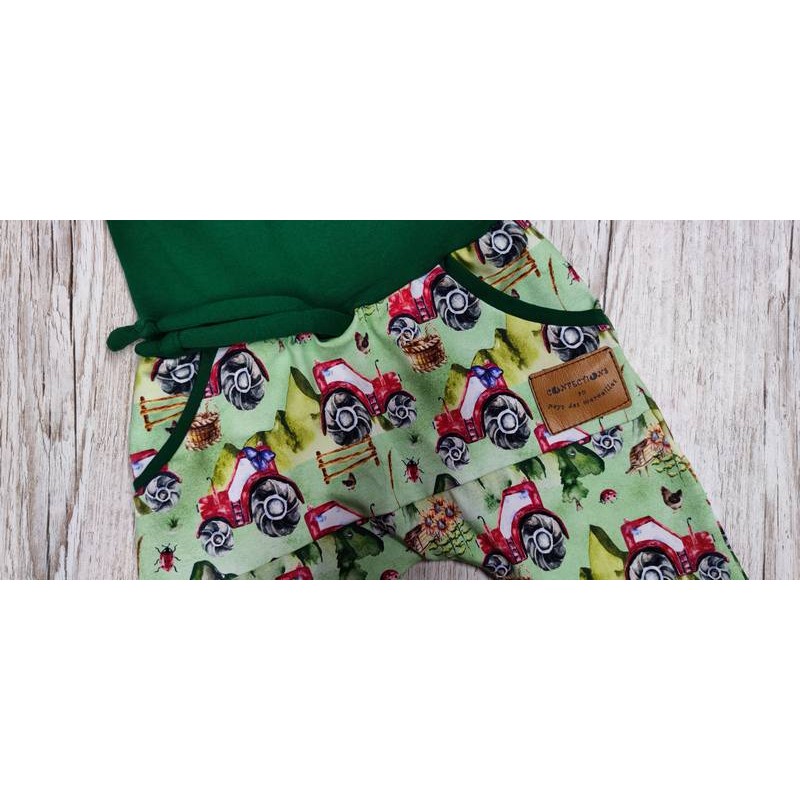 Pantalon type sarouel évolutif 1-3 ans
