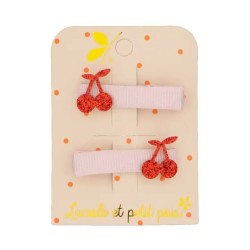 Barrettes MINI CERISES...