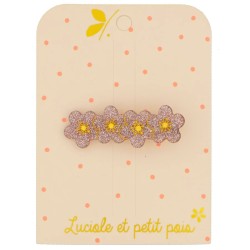 Barrette 4 fleurs de sakura