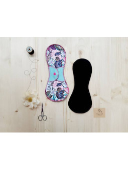 Protège slip COQUILLAGES noir
