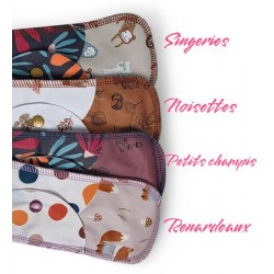 Serviette hygiénique lavable - 3 tailles