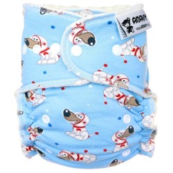 Couche de nuit bambou/coton (4 à 15kg) - à snaps