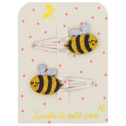 Barrettes ABEILLES - la paire
