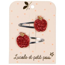 Barrettes POMMES - la paire