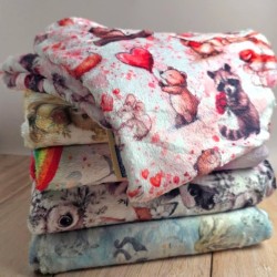 Couverture bébé minky 76x102 cm – Collection TAMY