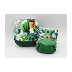 Couche lavable à poche bébé Les Petites Foufounes – Taille unique effet au sec  - version 1