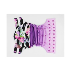 Couche lavable à poche bébé Les Petites Foufounes – Taille unique effet au sec  - version 1