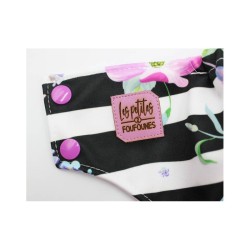 Couche lavable à poche bébé Les Petites Foufounes – Taille unique effet au sec  - version 1