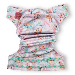 Couche lavable à poche bébé Les Petites Foufounes – Taille unique effet au sec  - collection Tamy-full-print