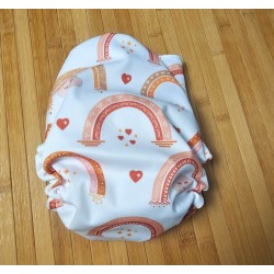 Couche lavable à poche bébé Les Petites Foufounes – Taille unique effet au sec  - version evolution - full print