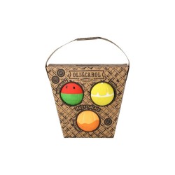 Balles dentition bébé Oli & Carol – Set 3 balles caoutchouc naturel Baby Ball