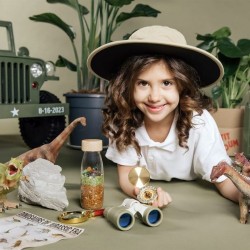 bouteille sensorielle cherche et trouve PETIT BOUM jurassic