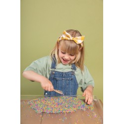Pack Atelier Sensoriel de Manipulation PETIT BOUM avec riz sensoriel coloré et accessoires
