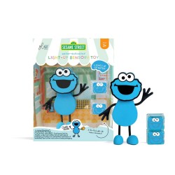 Compagnon de bain lumineux GLO PALS cookie monster avec cubes lumineux inclus