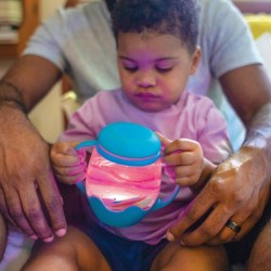 Mini lanterne lumineuse GLO PALS adaptée aux petites mains dès 18 mois BLEU LAGON