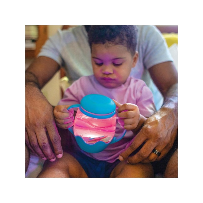 Mini lanterne lumineuse GLO PALS adaptée aux petites mains dès 18 mois BLEU LAGON