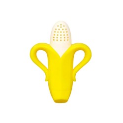 Grignoteuse banane en silicone jaune pour bébé RAZBABY