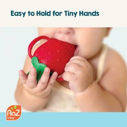 Grignoteuse banane en silicone jaune pour bébé RAZBABY