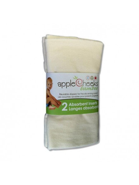 Pack de 2 doublures en bambou et coton bio